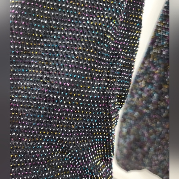 Perfect NYE dress! Charlotte Russe Black long sleeve dress with shimmer - Picture 4 of 4